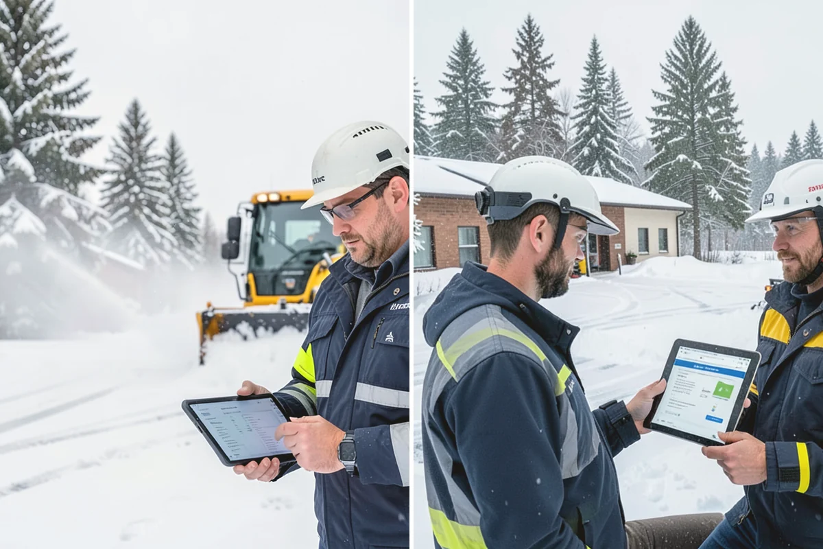 Condominium Snow Removal in Steilacoom, Pierce County, WA - Identify owner parking, guest stalls, and covered ramp areas