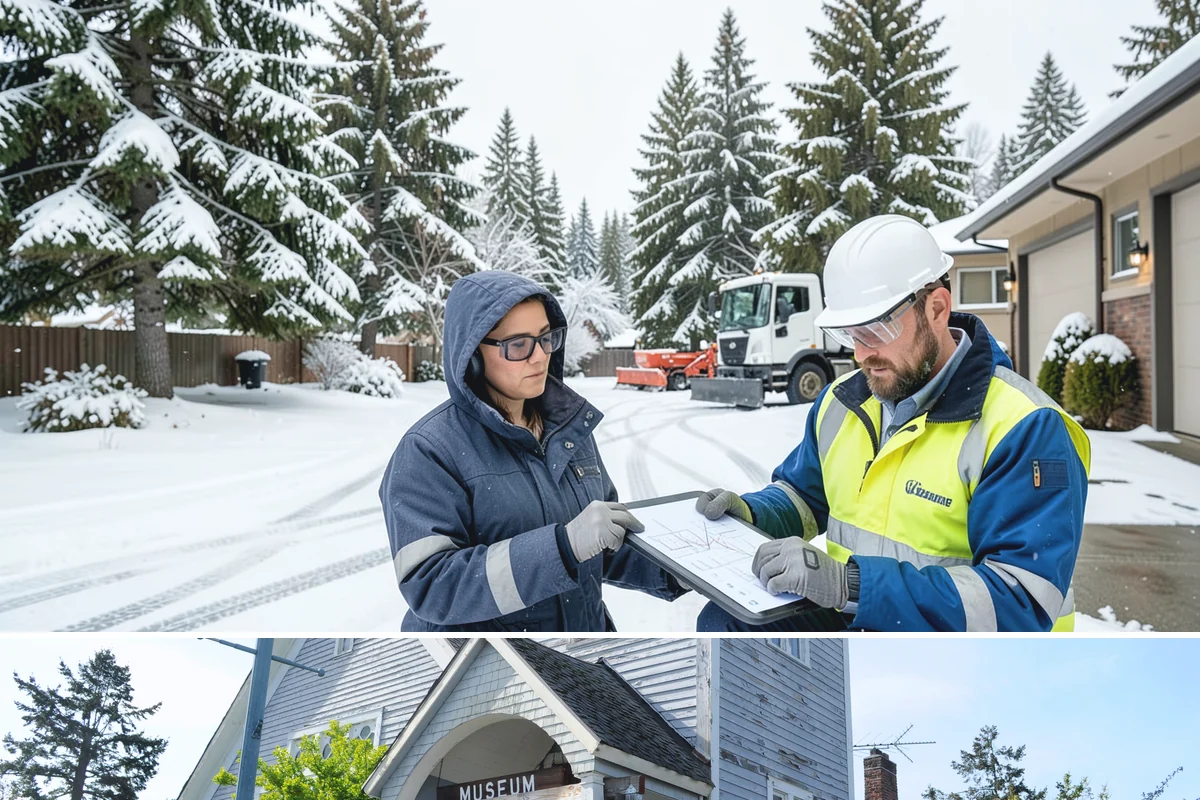 Condominium Snow Removal in Steilacoom, Pierce County, WA - Condominium properties face the greatest ice risk during January's longest, coldest nights when shaded surfaces never fully thaw.