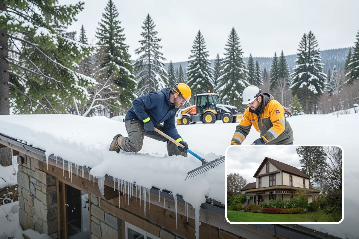 Condominium Snow Removal in Sumner, Pierce County, WA - Clear shared entrances and covered ramp approaches