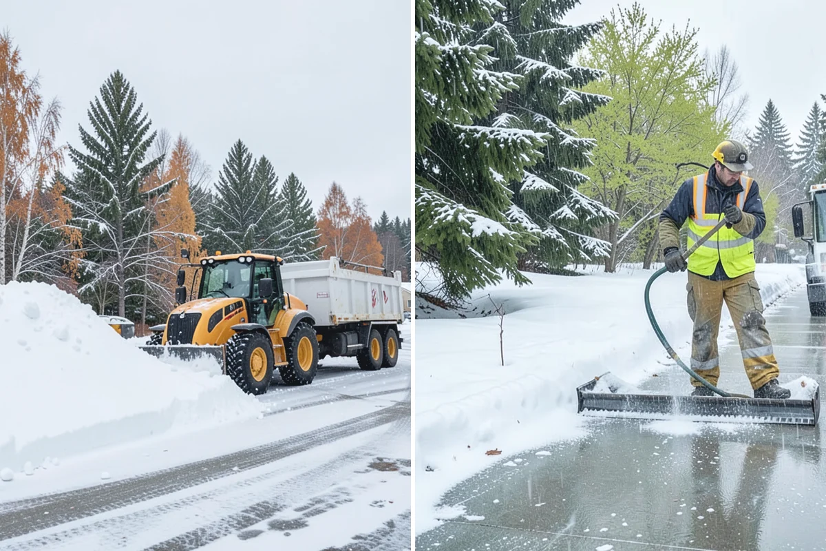 Condominium Snow Removal in Sumner, Pierce County, WA - Identify owner parking, guest stalls, and covered ramp areas