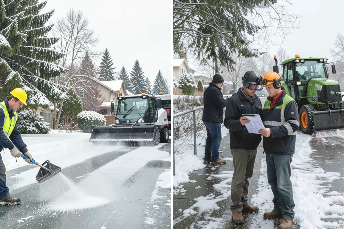 Condominium Snow Removal in Tukwila, King County, WA - Identify owner parking, guest stalls, and covered ramp areas