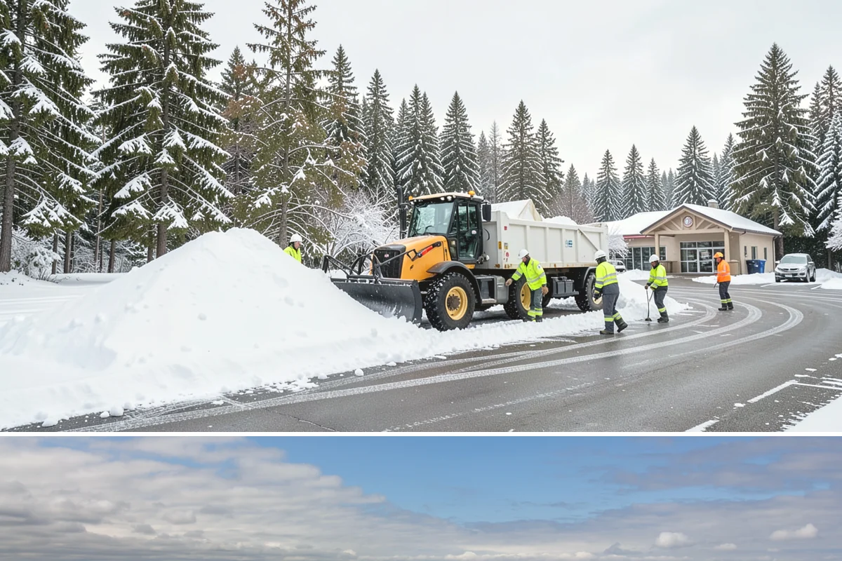 Condominium Snow Removal in University Place, Pierce County, WA - Condominium properties face the greatest ice risk during January's longest, coldest nights when shaded surfaces never fully thaw.