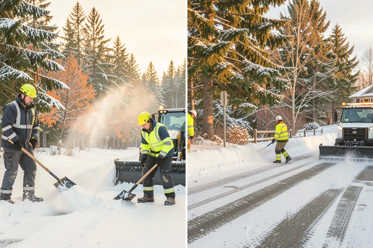 Construction Site Snow Removal in Algona, King County, WA - Walk the site plan to identify access roads, staging, and hazards