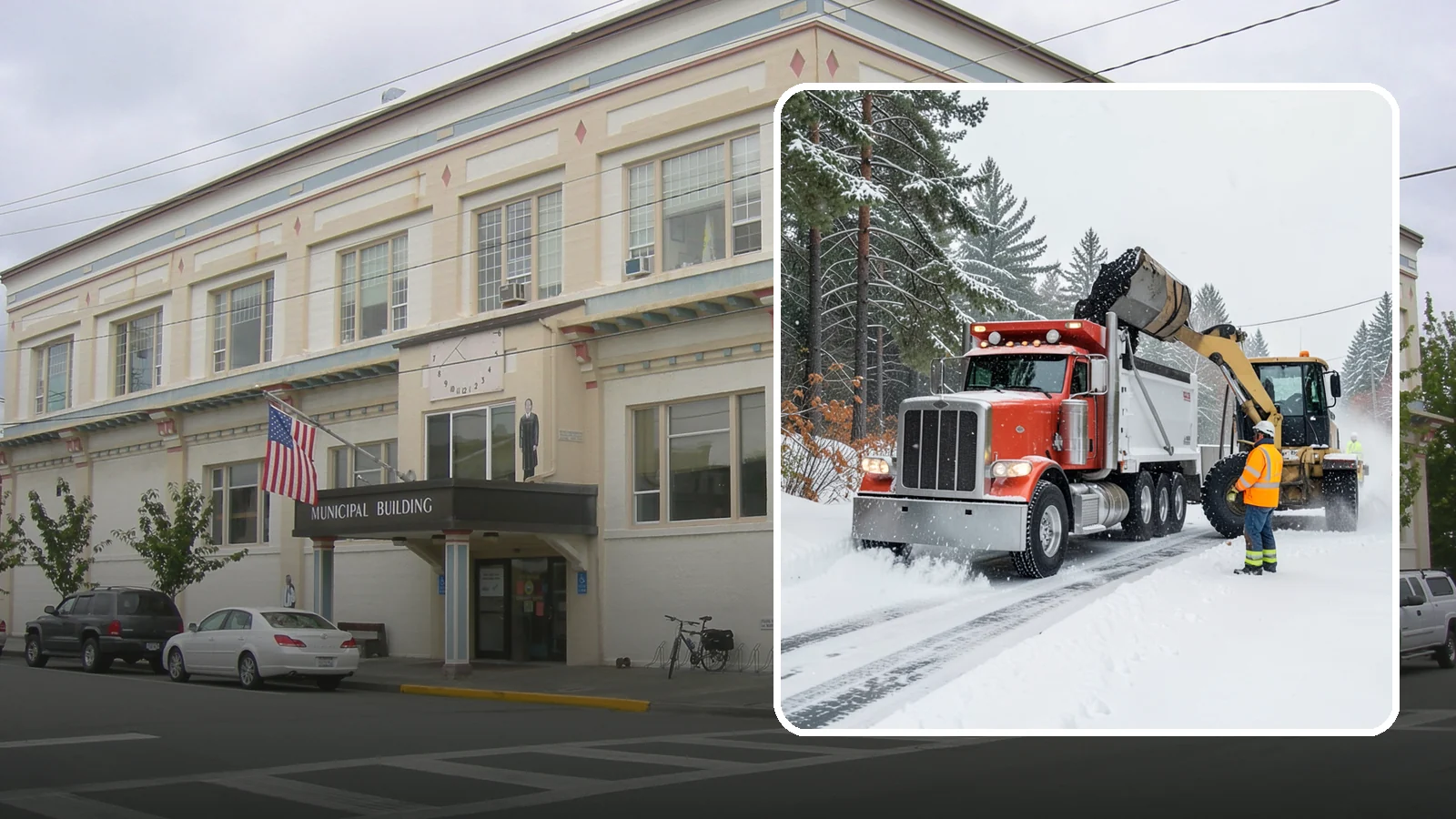 Construction Site Snow Removal in Anacortes, Skagit County, WA - We keep active Western Washington job sites open by clearing access roads, staging areas, and material yards so winter weather...