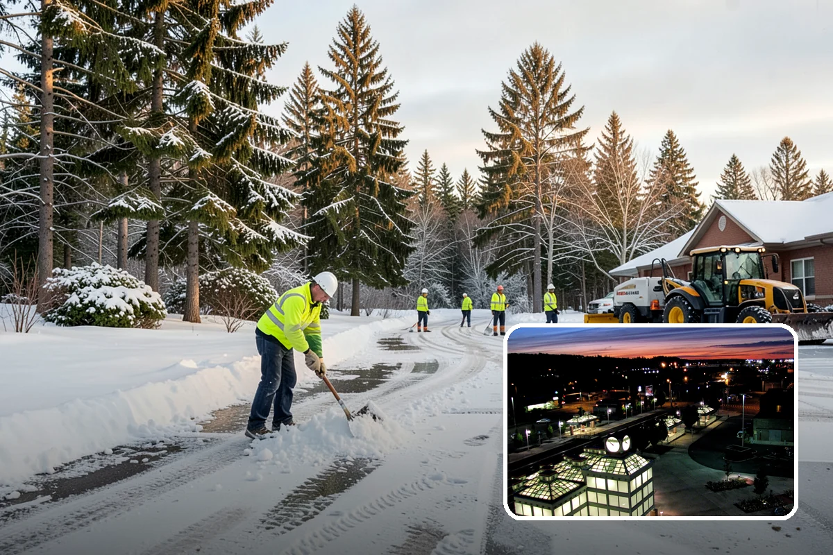 Construction Site Snow Removal in Auburn, King County, WA - Keeps trades and inspections on schedule despite winter weather
