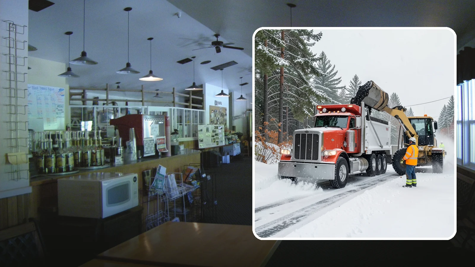 Construction Site Snow Removal in Black Diamond, King County, WA - We keep active Western Washington job sites open by clearing access roads, staging areas, and material yards so winter weather...