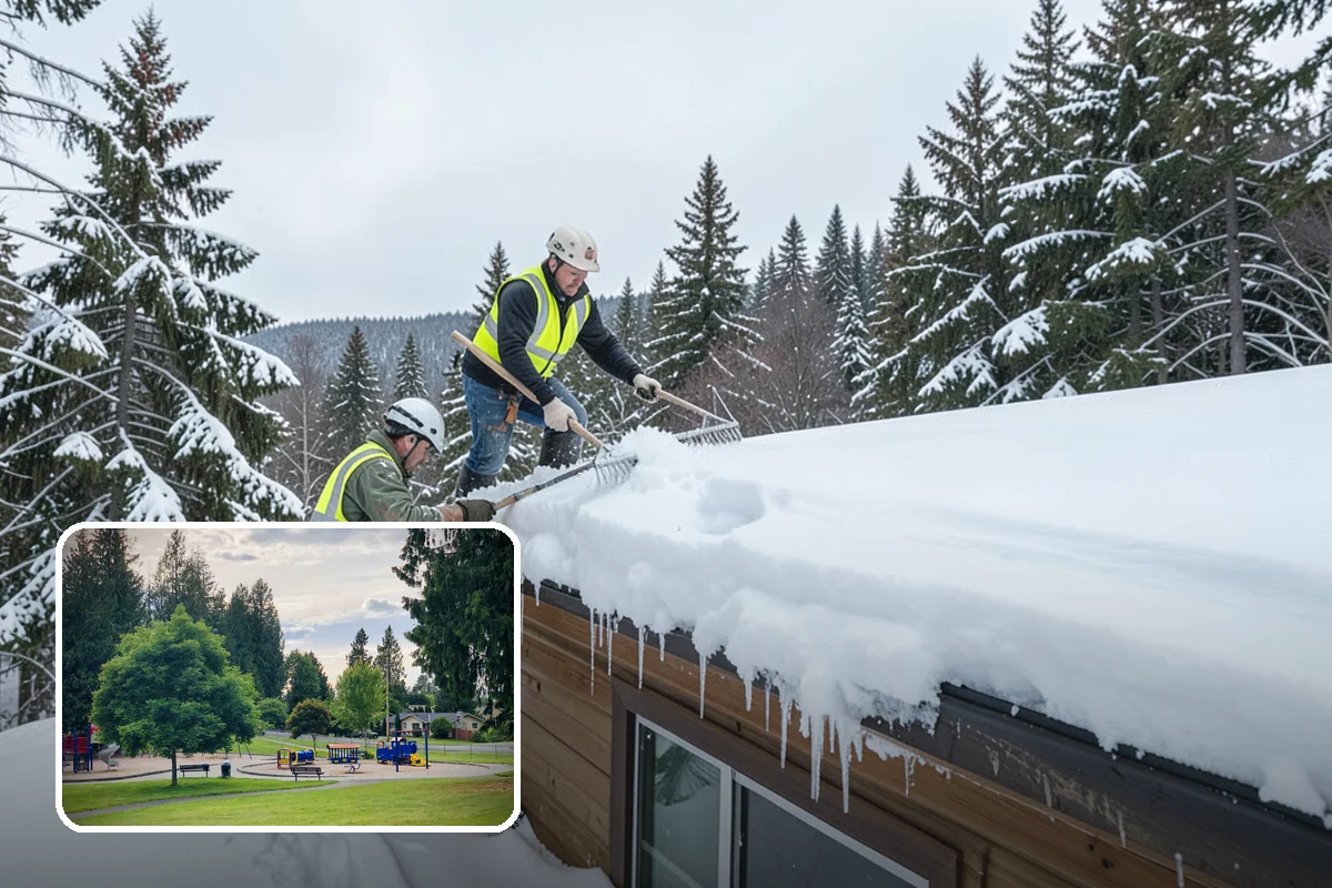 Construction Site Snow Removal in Bonney Lake, Pierce County, WA - Keeps trades and inspections on schedule despite winter weather