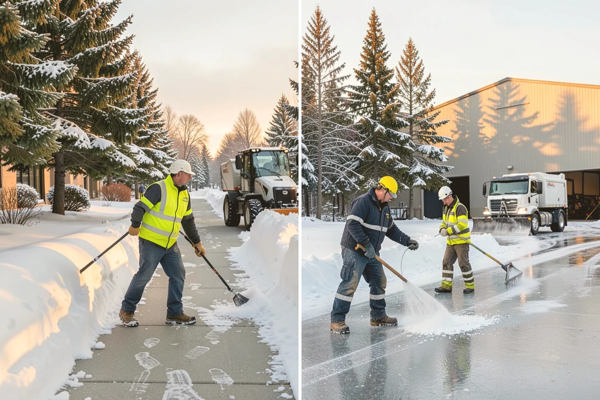Construction Site Snow Removal in Brier, Snohomish County, WA - Walk the site plan to identify access roads, staging, and hazards