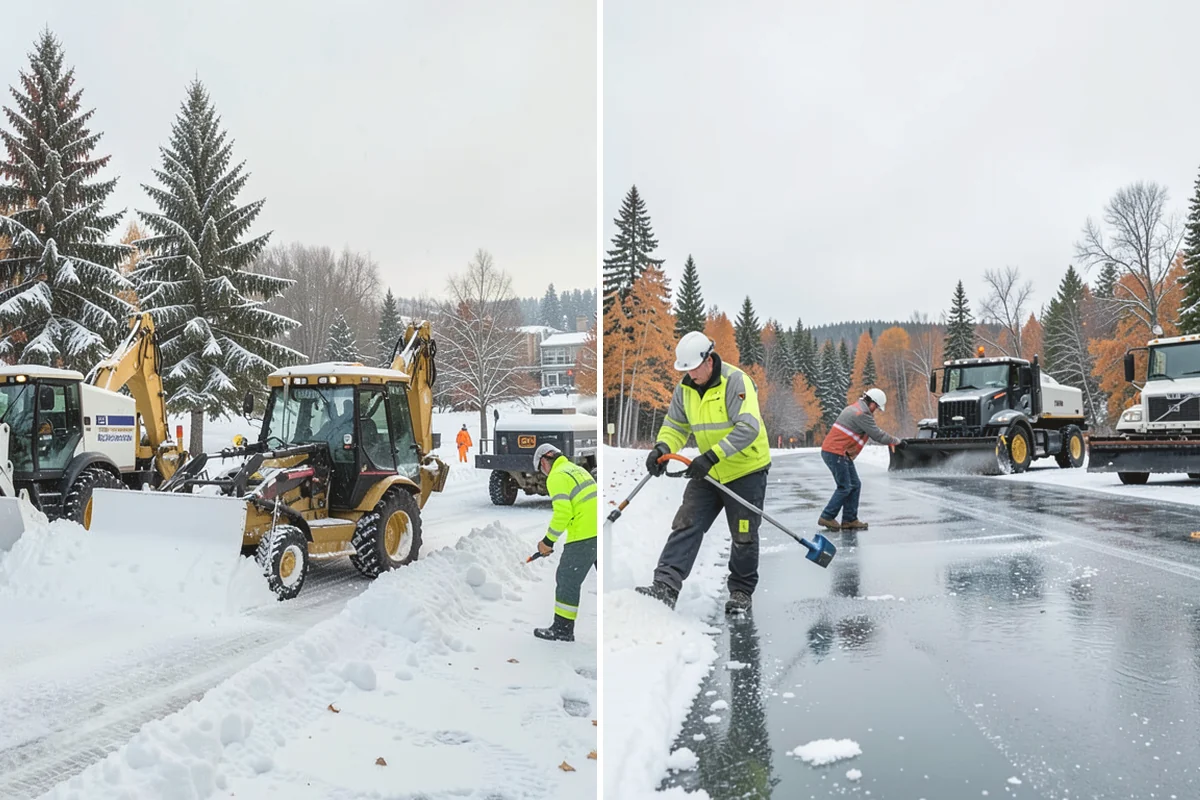 Construction Site Snow Removal in Burien, King County, WA - Walk the site plan to identify access roads, staging, and hazards