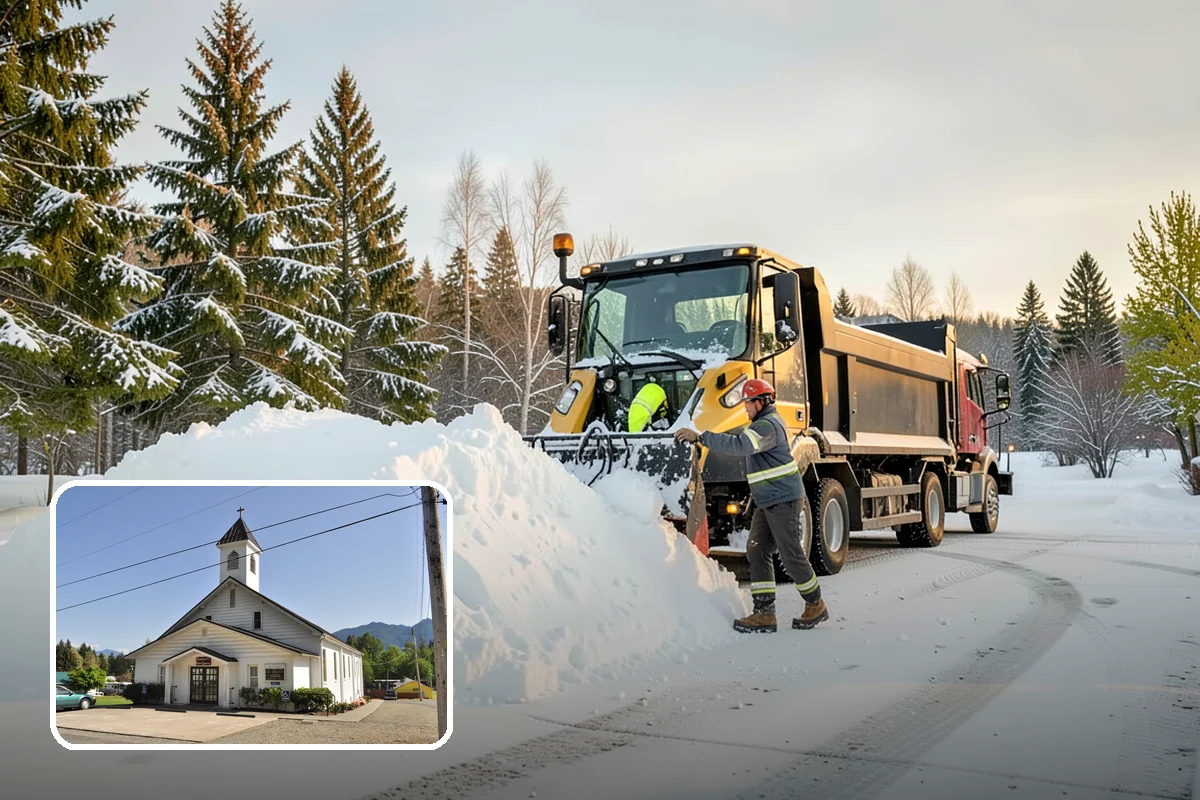 Construction Site Snow Removal in Concrete, Skagit County, WA - Keeps trades and inspections on schedule despite winter weather