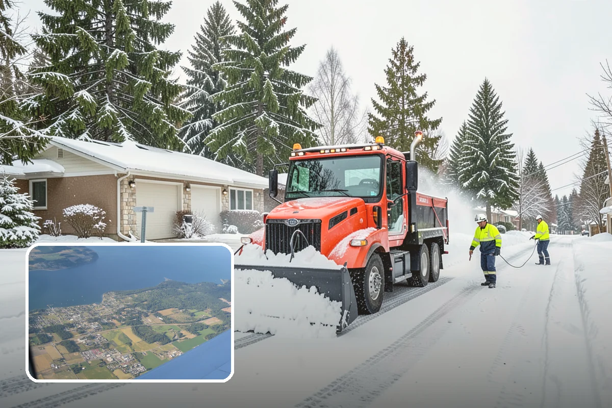 Construction Site Snow Removal in Coupeville, Island County, WA - Keeps trades and inspections on schedule despite winter weather