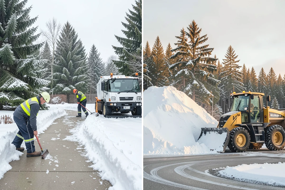 Construction Site Snow Removal in Coupeville, Island County, WA - Walk the site plan to identify access roads, staging, and hazards