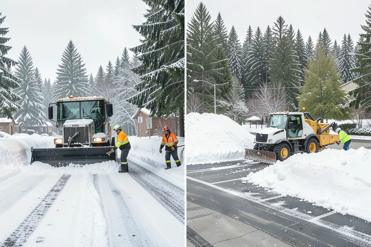 Construction Site Snow Removal in Covington, King County, WA - Walk the site plan to identify access roads, staging, and hazards