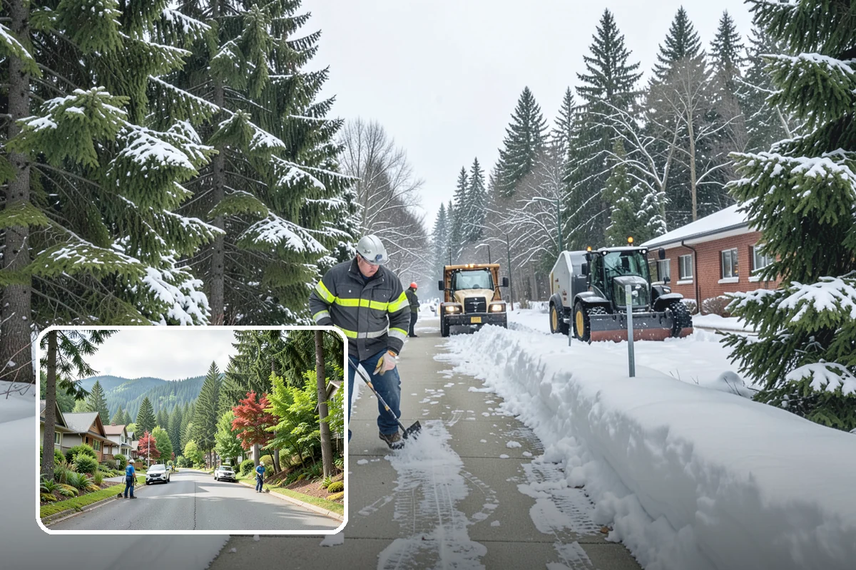 Construction Site Snow Removal in Darrington, Snohomish County, WA - Keeps trades and inspections on schedule despite winter weather