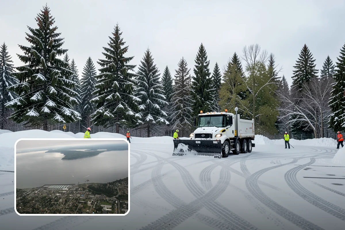 Construction Site Snow Removal in Des Moines, King County, WA - Keeps trades and inspections on schedule despite winter weather