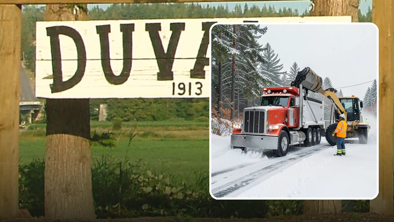 Construction Site Snow Removal in Duvall, King County, WA - We keep active Western Washington job sites open by clearing access roads, staging areas, and material yards so winter weather...