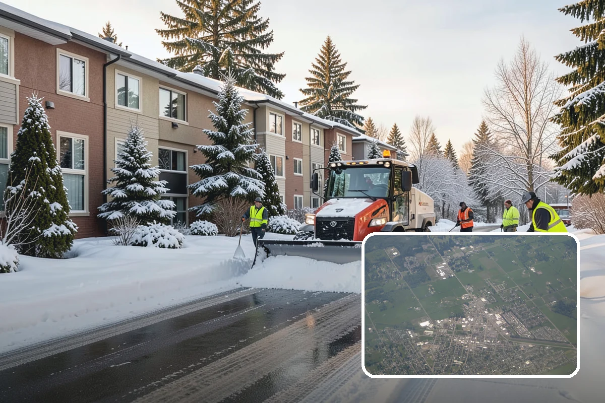Construction Site Snow Removal in Enumclaw, King County, WA - Keeps trades and inspections on schedule despite winter weather