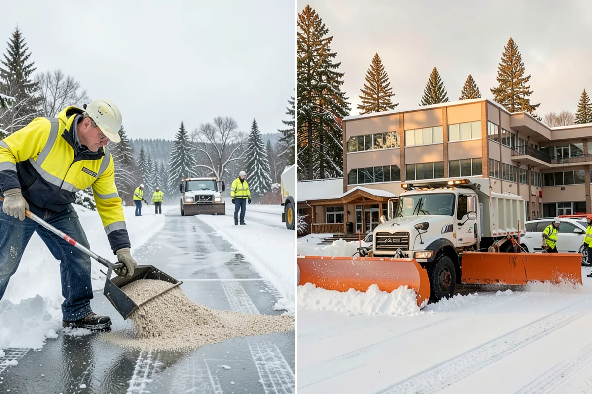 Construction Site Snow Removal in Enumclaw, King County, WA - Walk the site plan to identify access roads, staging, and hazards