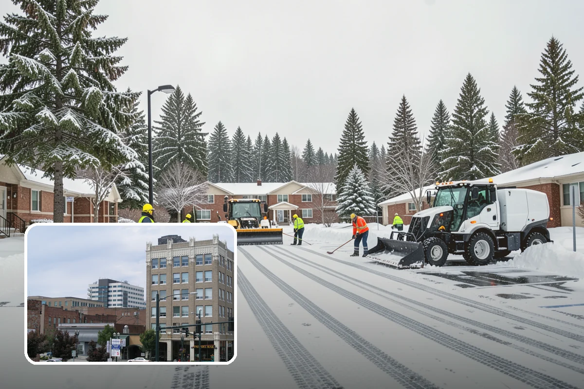 Construction Site Snow Removal in Everett, Snohomish County, WA - Keeps trades and inspections on schedule despite winter weather