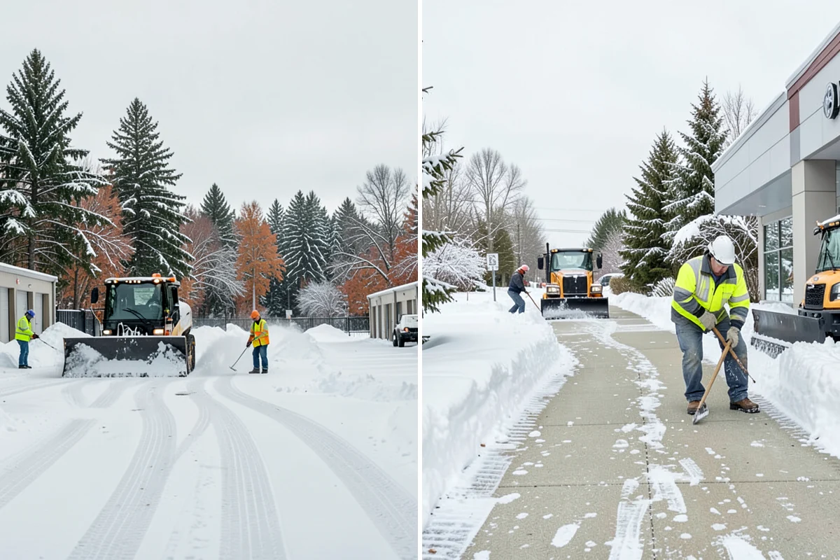 Construction Site Snow Removal in Hunts Point, King County, WA - Walk the site plan to identify access roads, staging, and hazards