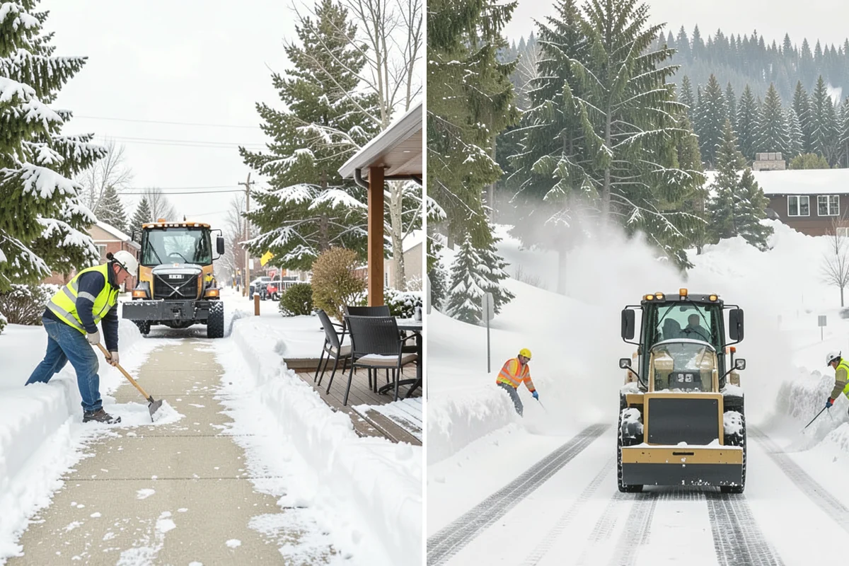 Construction Site Snow Removal in Issaquah, King County, WA - Walk the site plan to identify access roads, staging, and hazards