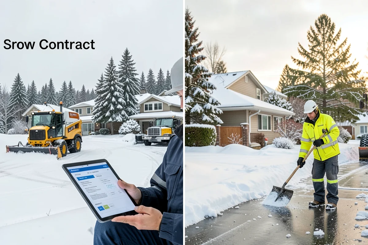 Construction Site Snow Removal in Kenmore, King County, WA - Walk the site plan to identify access roads, staging, and hazards