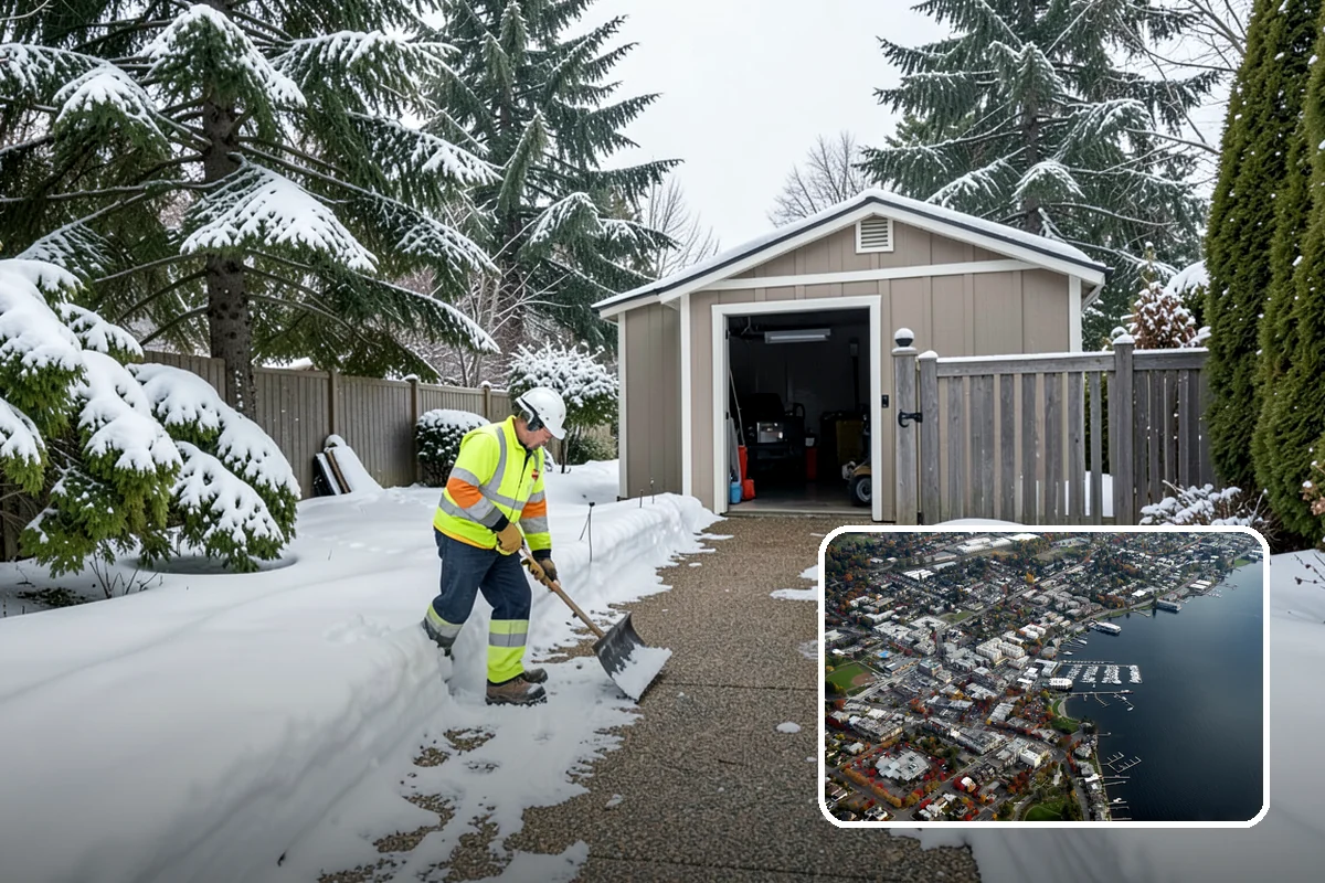 Construction Site Snow Removal in Kirkland, King County, WA - Keeps trades and inspections on schedule despite winter weather