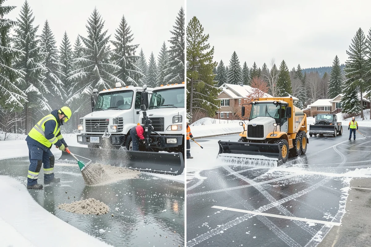 Construction Site Snow Removal in Kirkland, King County, WA - Walk the site plan to identify access roads, staging, and hazards