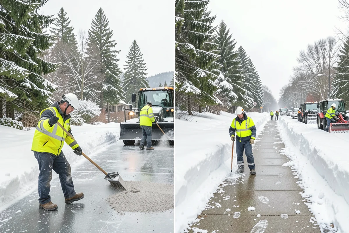 Construction Site Snow Removal in La Conner, Skagit County, WA - Walk the site plan to identify access roads, staging, and hazards