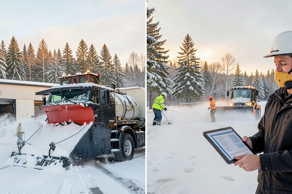 Construction Site Snow Removal in Lakewood, Pierce County, WA - Walk the site plan to identify access roads, staging, and hazards
