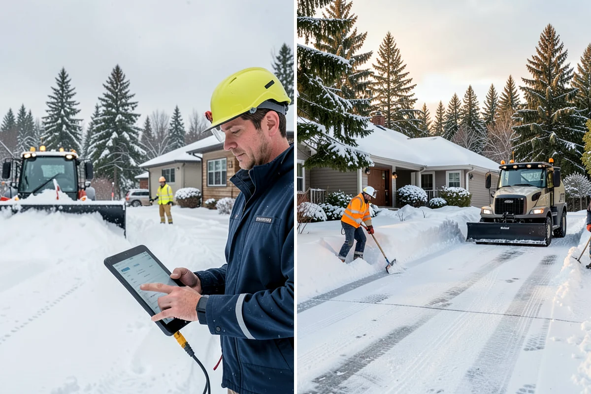 Construction Site Snow Removal in Lyman, Skagit County, WA - Walk the site plan to identify access roads, staging, and hazards