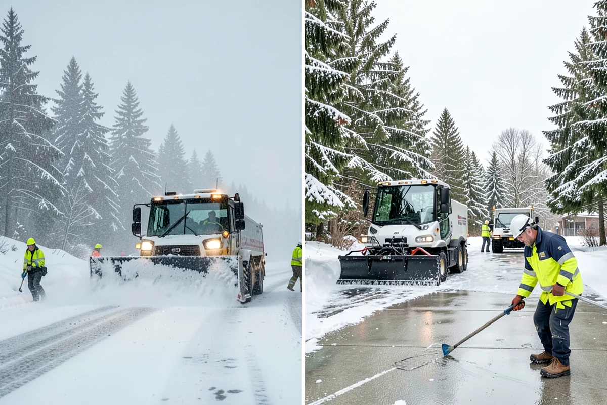Construction Site Snow Removal in Maple Valley, King County, WA - Walk the site plan to identify access roads, staging, and hazards