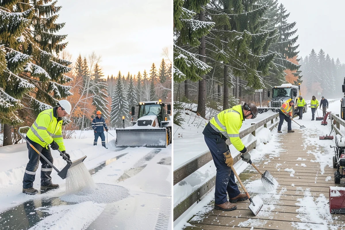 Construction Site Snow Removal in Medina, King County, WA - Walk the site plan to identify access roads, staging, and hazards