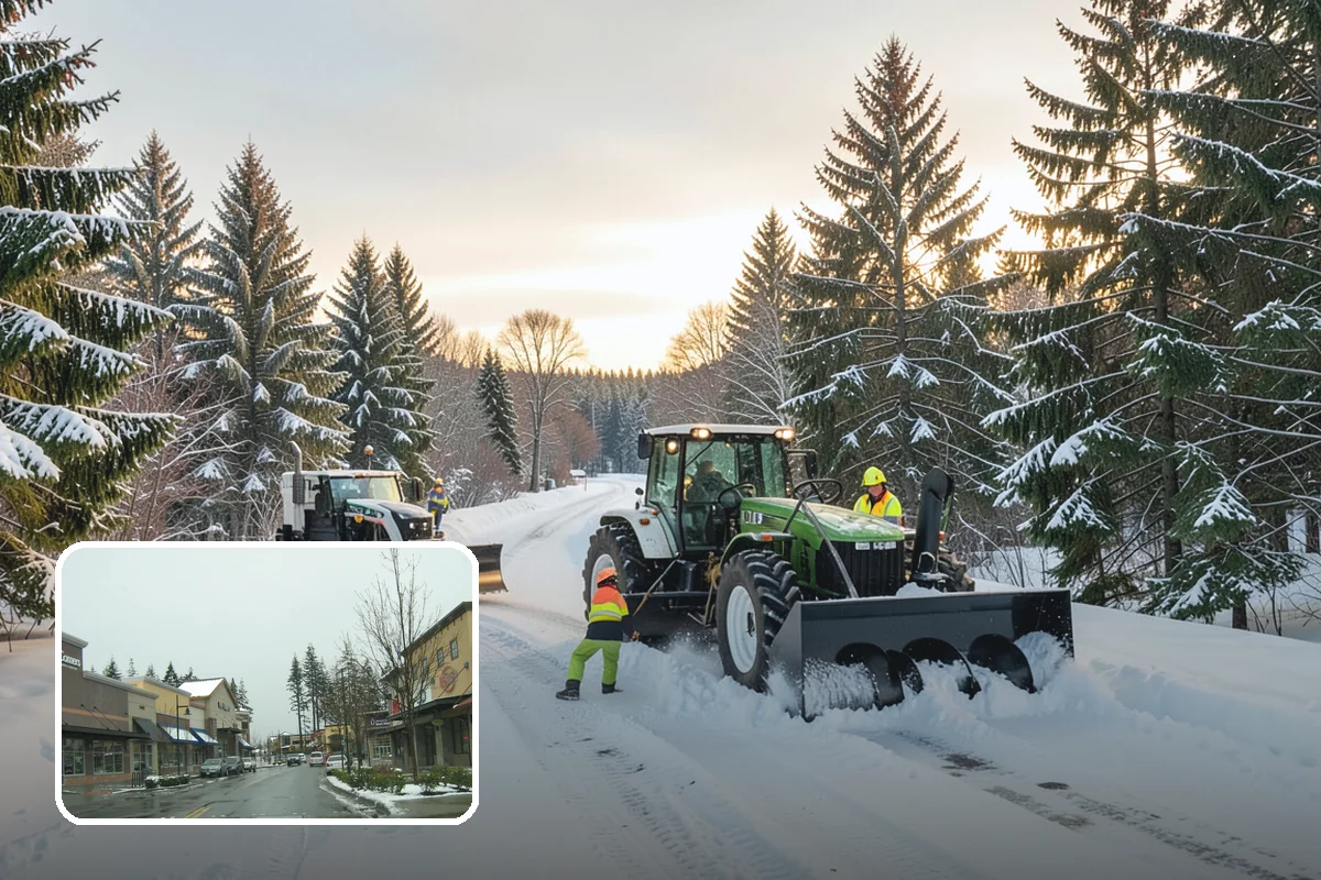 Construction Site Snow Removal in Mill Creek, Snohomish County, WA - Keeps trades and inspections on schedule despite winter weather