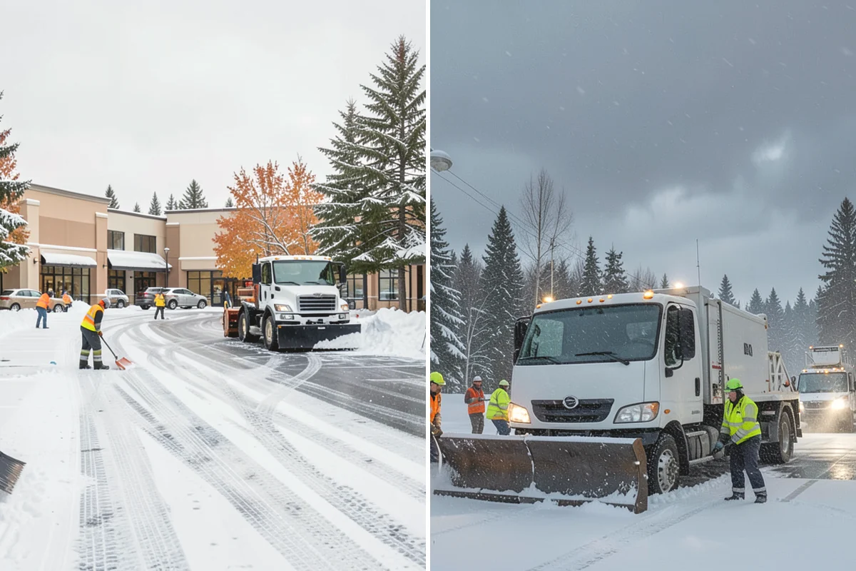 Construction Site Snow Removal in Mill Creek, Snohomish County, WA - Walk the site plan to identify access roads, staging, and hazards