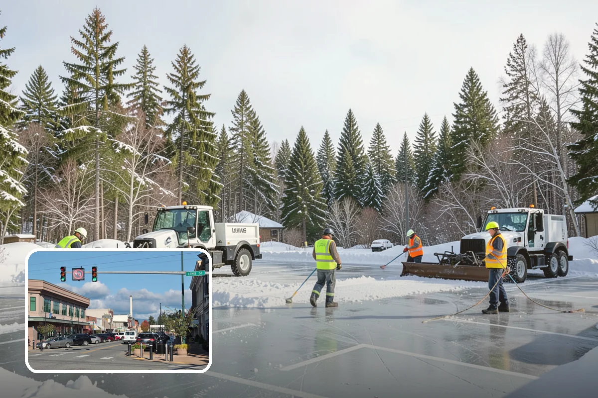 Construction Site Snow Removal in Monroe, Snohomish County, WA - Keeps trades and inspections on schedule despite winter weather