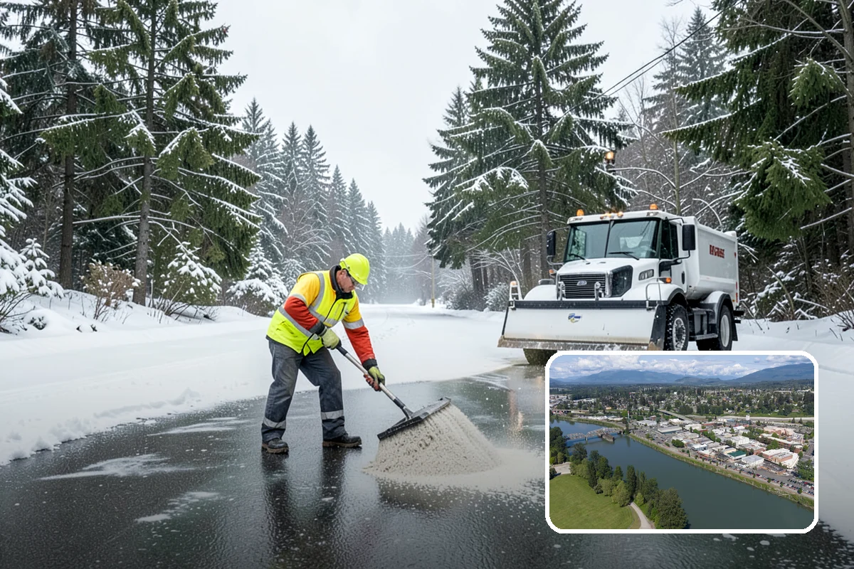 Construction Site Snow Removal in Mount Vernon, Skagit County, WA - Keeps trades and inspections on schedule despite winter weather