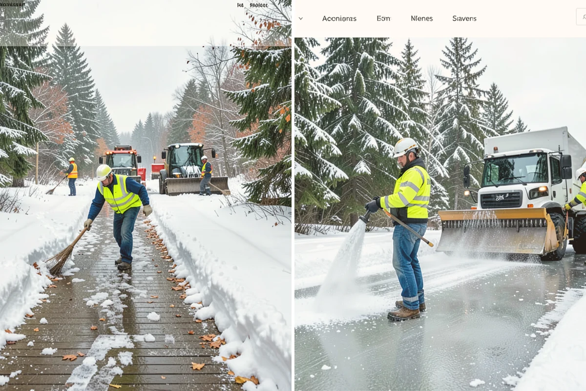 Construction Site Snow Removal in Mount Vernon, Skagit County, WA - Walk the site plan to identify access roads, staging, and hazards