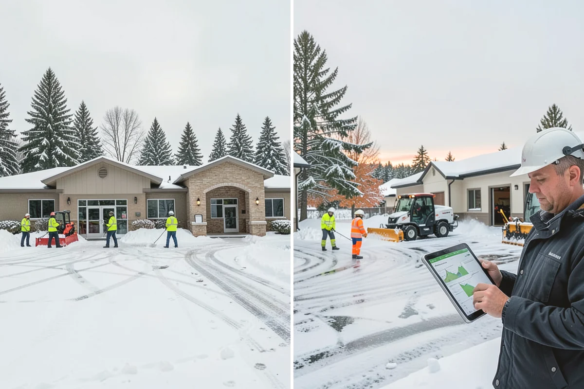 Construction Site Snow Removal in Mukilteo, Snohomish County, WA - Walk the site plan to identify access roads, staging, and hazards