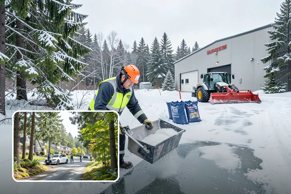 Construction Site Snow Removal in Normandy Park, King County, WA - Keeps trades and inspections on schedule despite winter weather