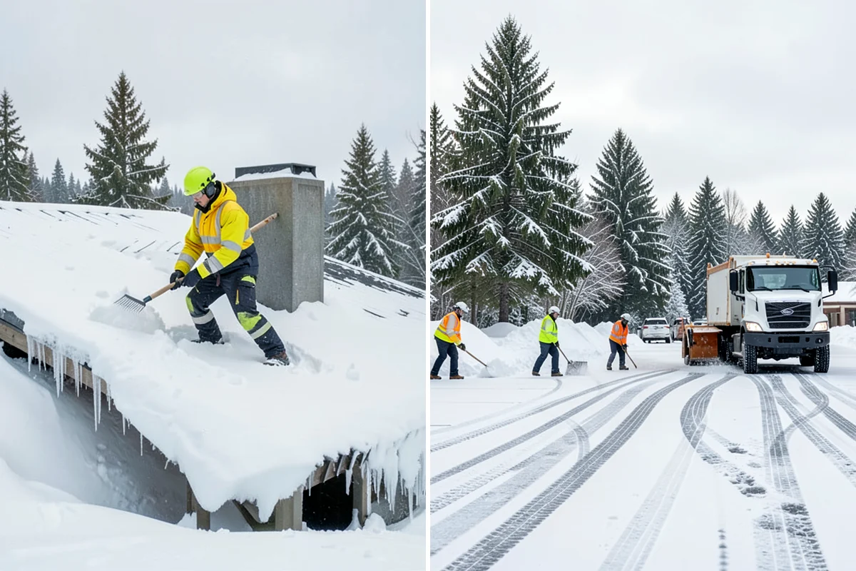Construction Site Snow Removal in Normandy Park, King County, WA - Walk the site plan to identify access roads, staging, and hazards