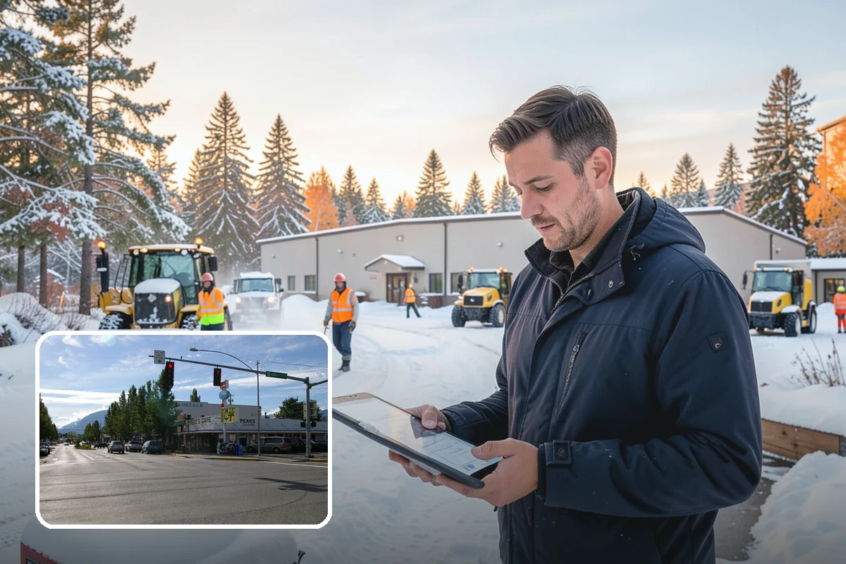 Construction Site Snow Removal in North Bend, King County, WA - Keeps trades and inspections on schedule despite winter weather