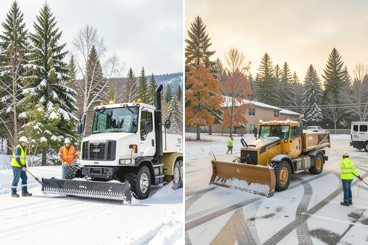 Construction Site Snow Removal in North Bend, King County, WA - Walk the site plan to identify access roads, staging, and hazards