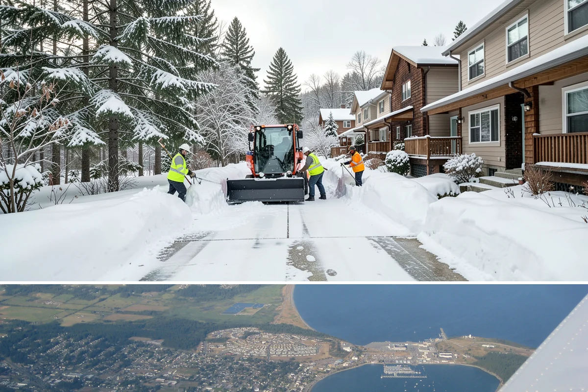 Construction Site Snow Removal in Oak Harbor, Island County, WA - Arrange site coverage before the November-to-March window so your winter phases stay on track through every cold snap.