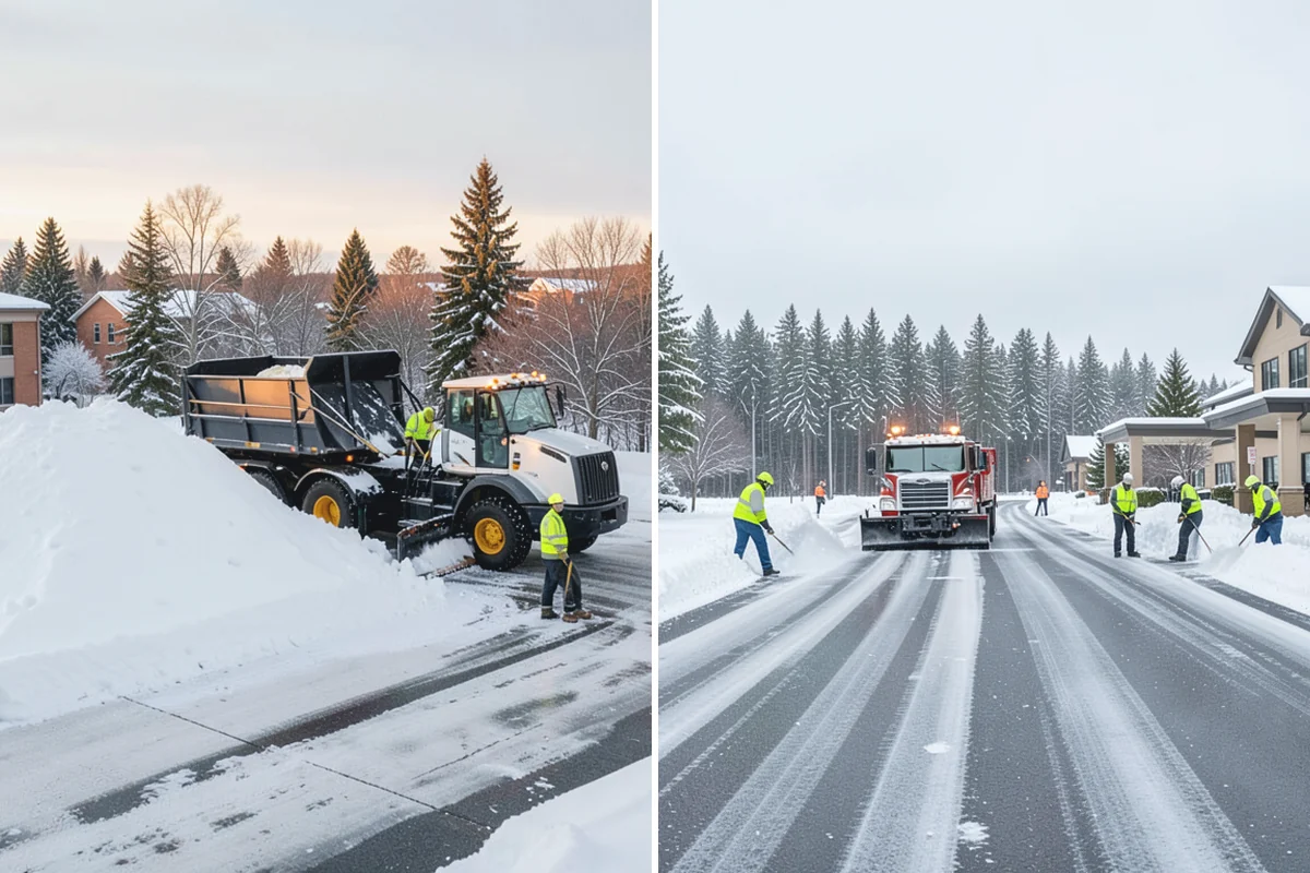 Construction Site Snow Removal in Renton, King County, WA - Walk the site plan to identify access roads, staging, and hazards