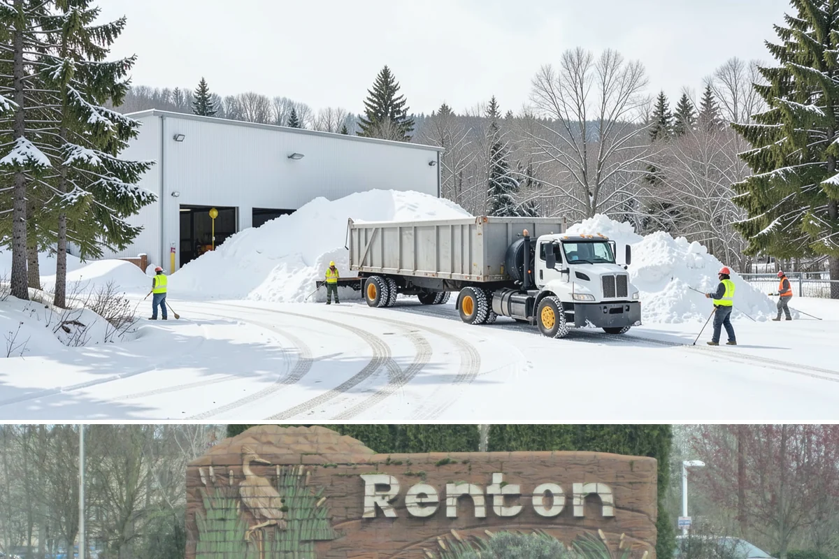 Construction Site Snow Removal in Renton, King County, WA - Arrange site coverage before the November-to-March window so your winter phases stay on track through every cold snap.