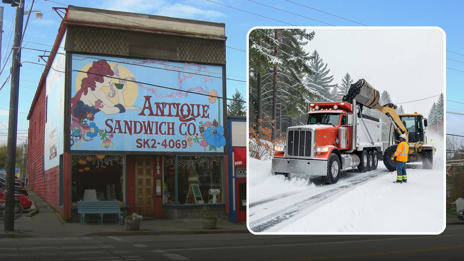 Construction Site Snow Removal in Ruston, Pierce County, WA - We keep active Western Washington job sites open by clearing access roads, staging areas, and material yards so winter weather...