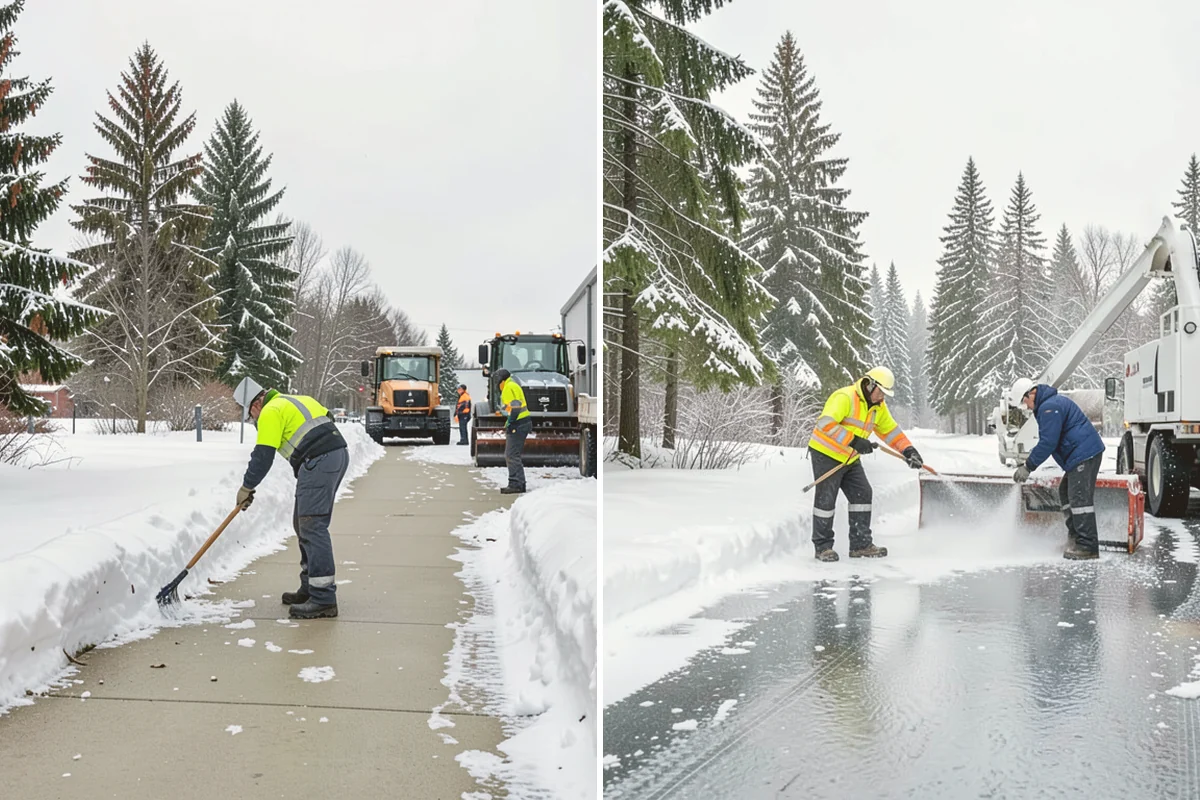 Construction Site Snow Removal in Sammamish, King County, WA - Walk the site plan to identify access roads, staging, and hazards