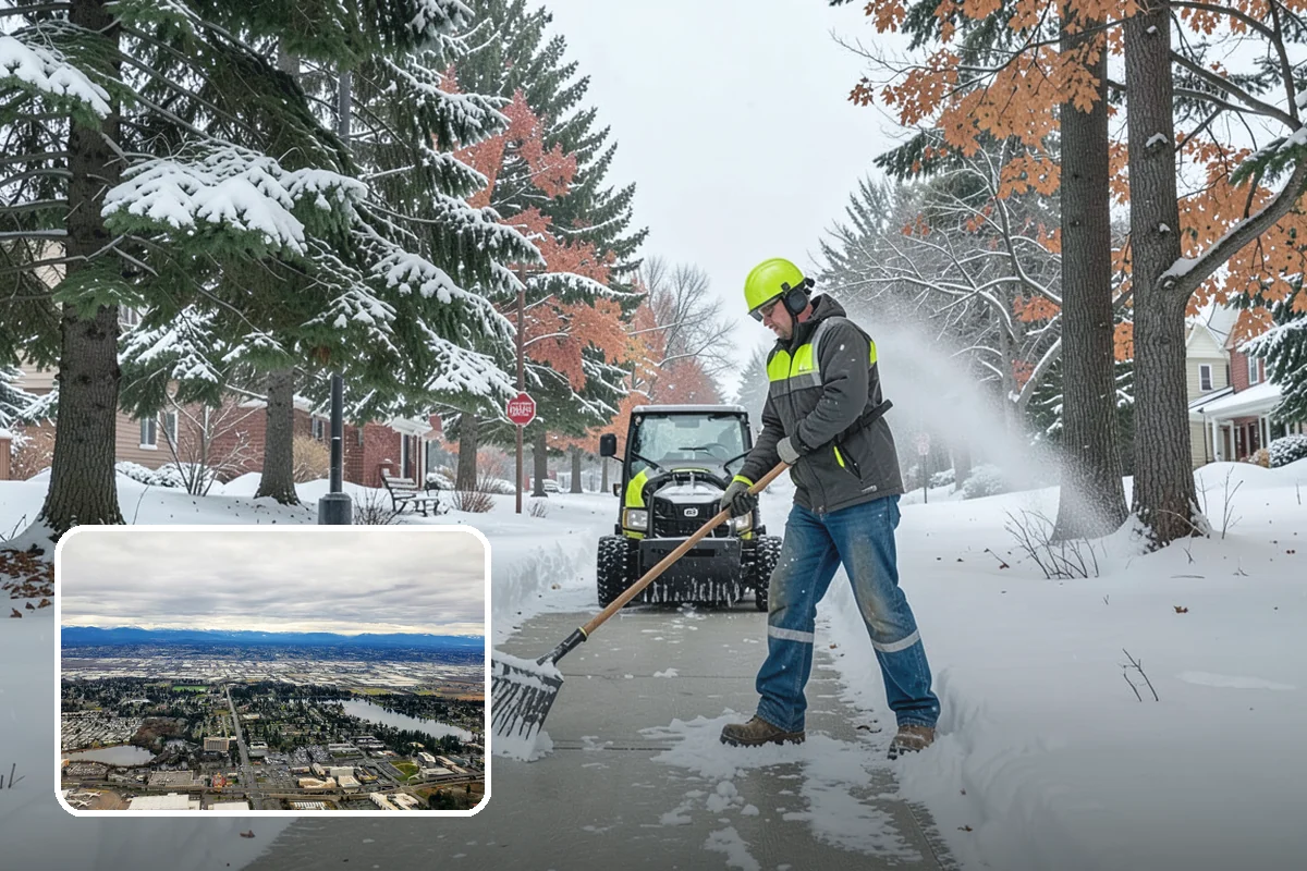 Construction Site Snow Removal in SeaTac, King County, WA - Keeps trades and inspections on schedule despite winter weather