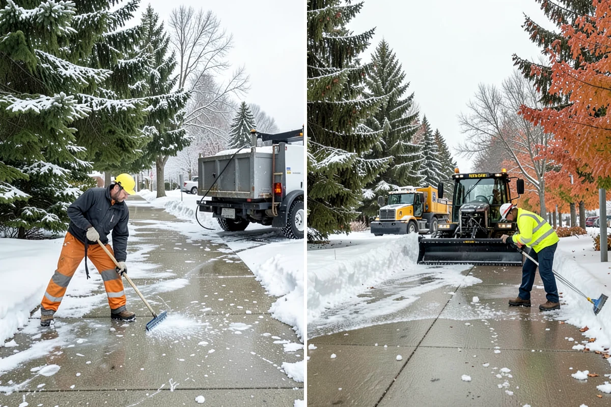 Construction Site Snow Removal in SeaTac, King County, WA - Walk the site plan to identify access roads, staging, and hazards